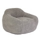 preview thumbnail 9 of 43, Memory Foam Bean Bag Chair Teddy Fabric Bean Bag Sofa with Armrest