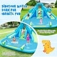 preview thumbnail 7 of 8, Inflatable Water Slide with Dual Slides and Large Splash Pool (Without Blower) - 162" x 137" x 82" (L x W x H)