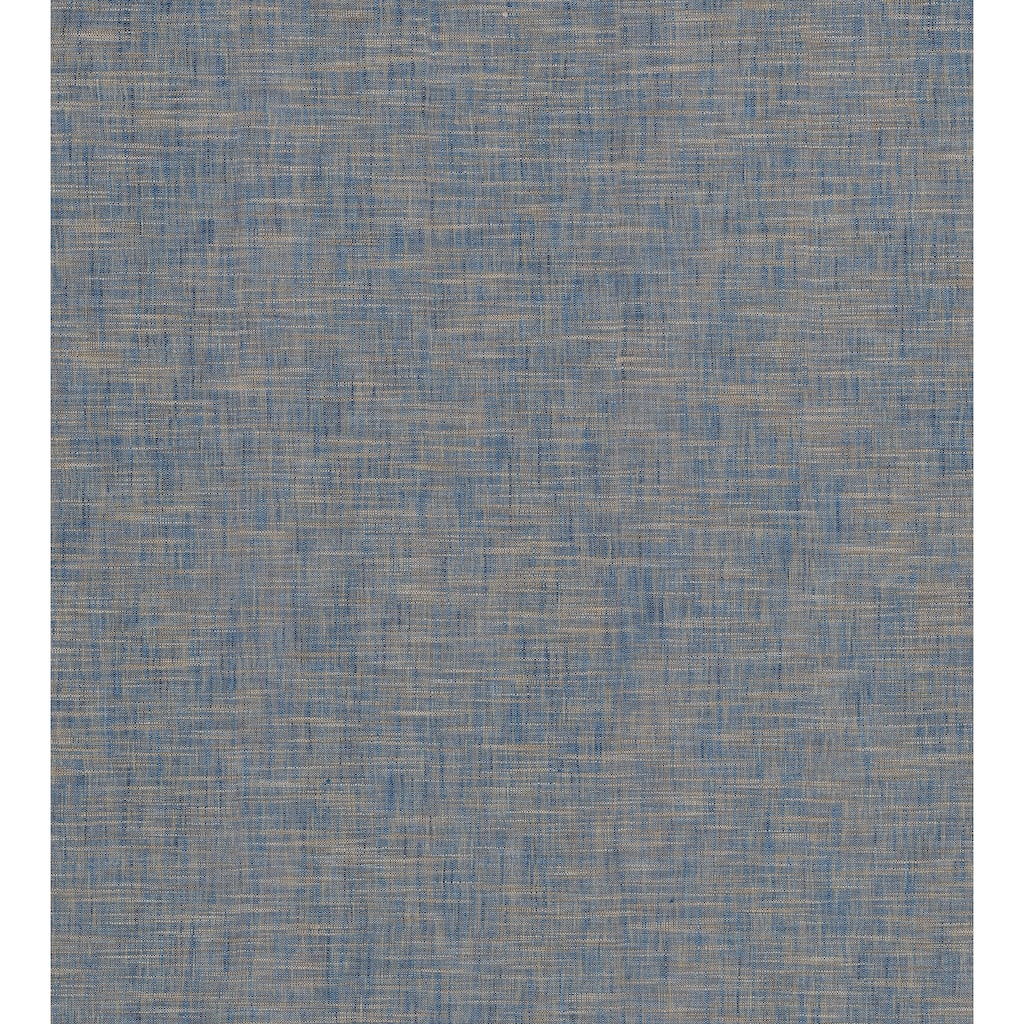 A-Street Prints Genji Blue Woven Wallpaper