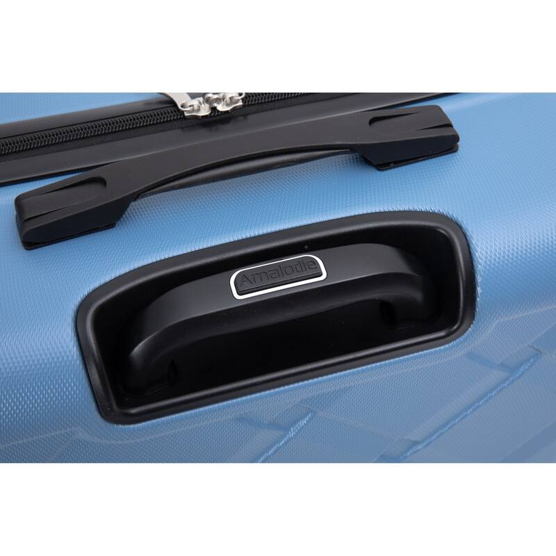 Hardshell Suitcase with Spinner Wheels ABS Luggage Sets Lightweight Durable Suitcase