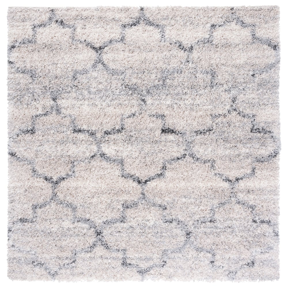 SAFAVIEH Fontana Shag Dorena Trellis 2-inch Thick Rug