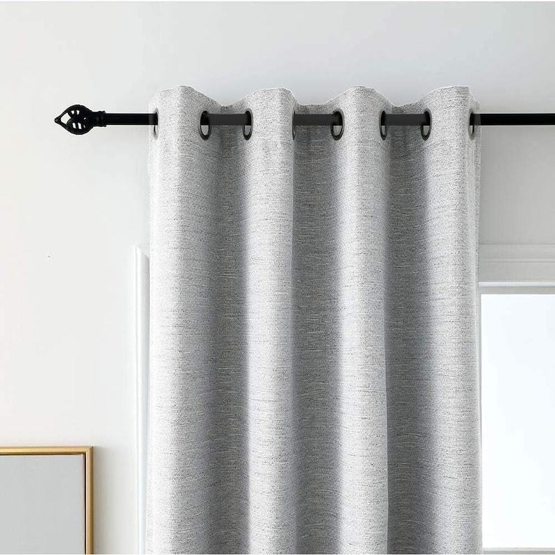 Slinding Glass Door Curtains, Blackout Extra Wide Patio Curtain Drapes Polyester Belmar Grommet Panel