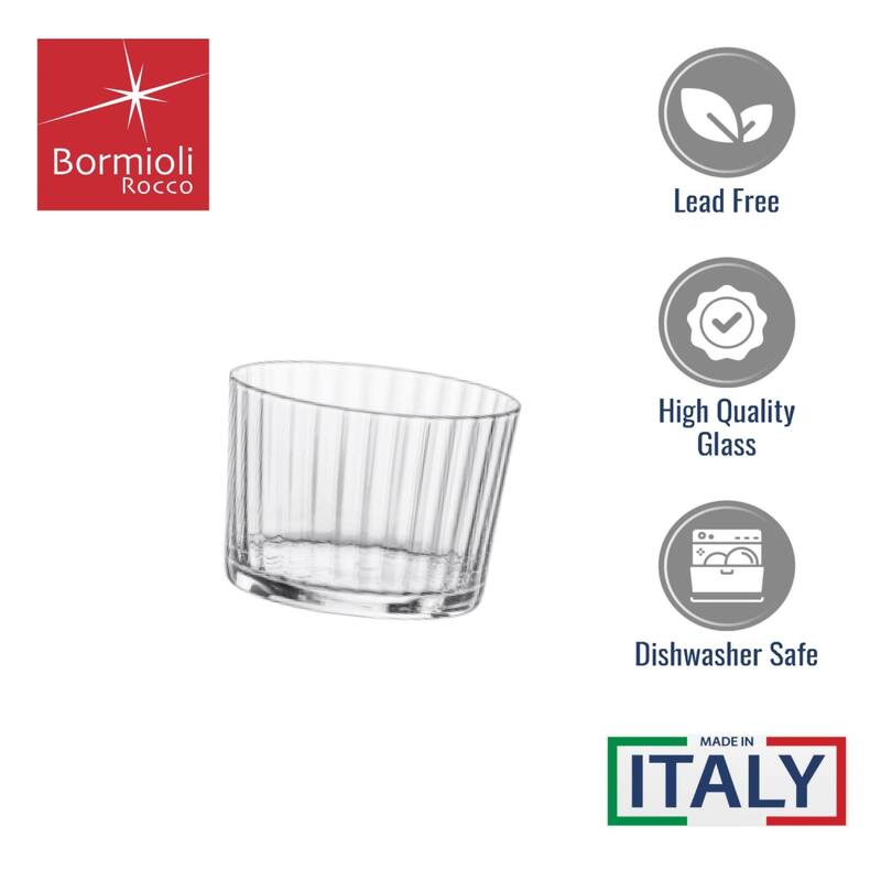 Bormioli Rocco Set of 12 Exclusiva Rum Glasses - 7.25 oz