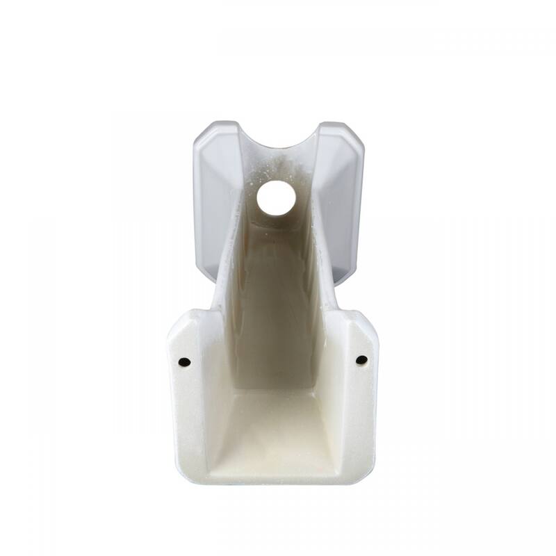 White Pedestal Sink 32" with 8" Chrome Faucet, P-Trap and Drain