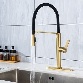 Pull Down Kitchen Faucet With Two Functional Sprayer 