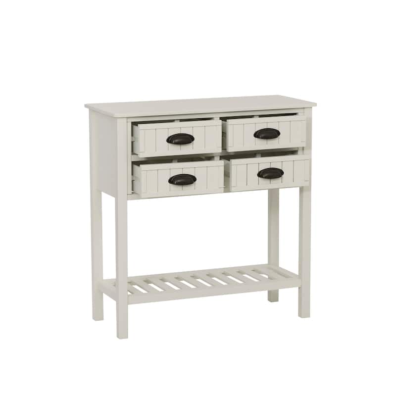 Crestway Antique Solid Wood Entryway Console Table