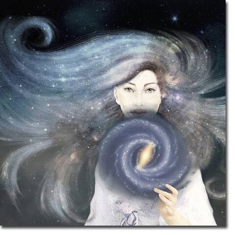 My Secret Universe by Paula Belle Flores Gallery Wrapped Canvas Giclee Art (30 in x 30 in)