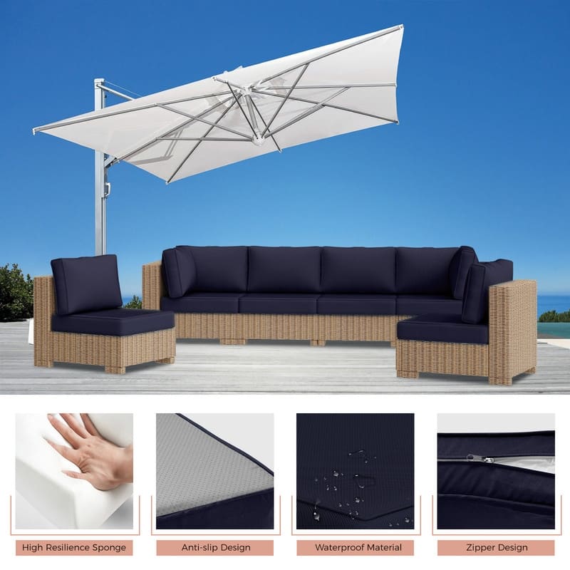 14 Piece Patio Furniture Cushion Set Outdoor Sofa Replacement Cushions