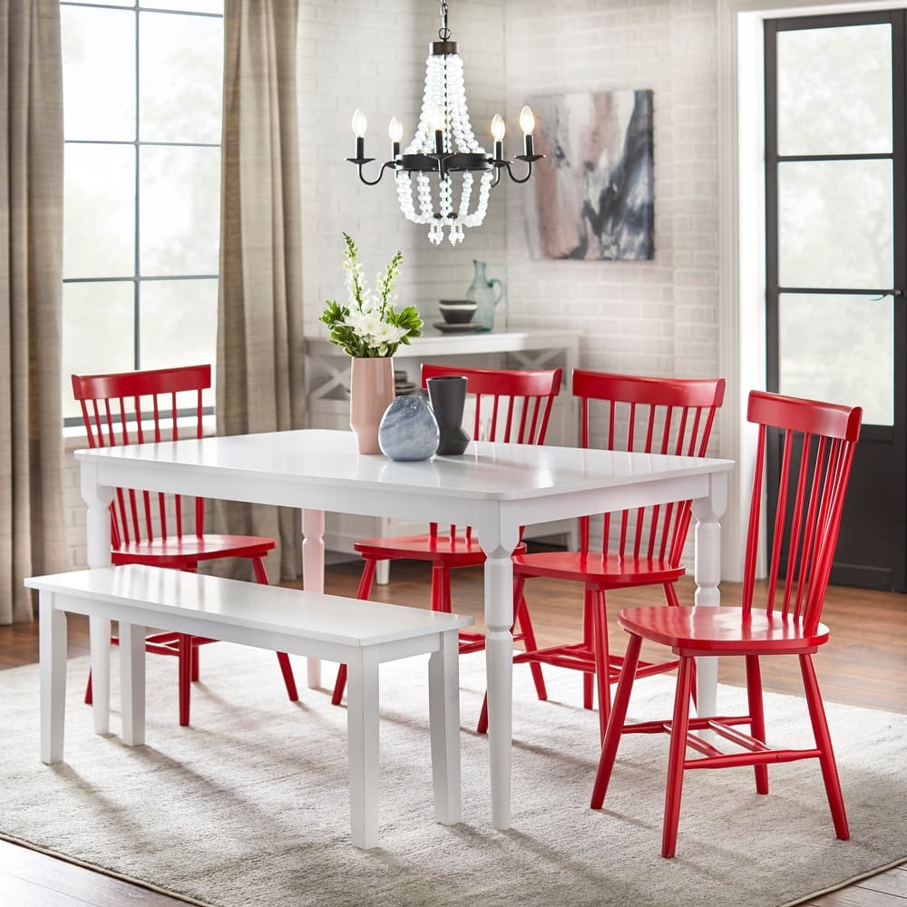 Simple Living Parma Dining Set with Dining Bench