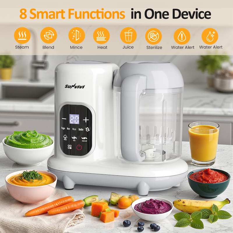 Multifunctional Baby Food Maker, Baby Food Processor Blender Combo