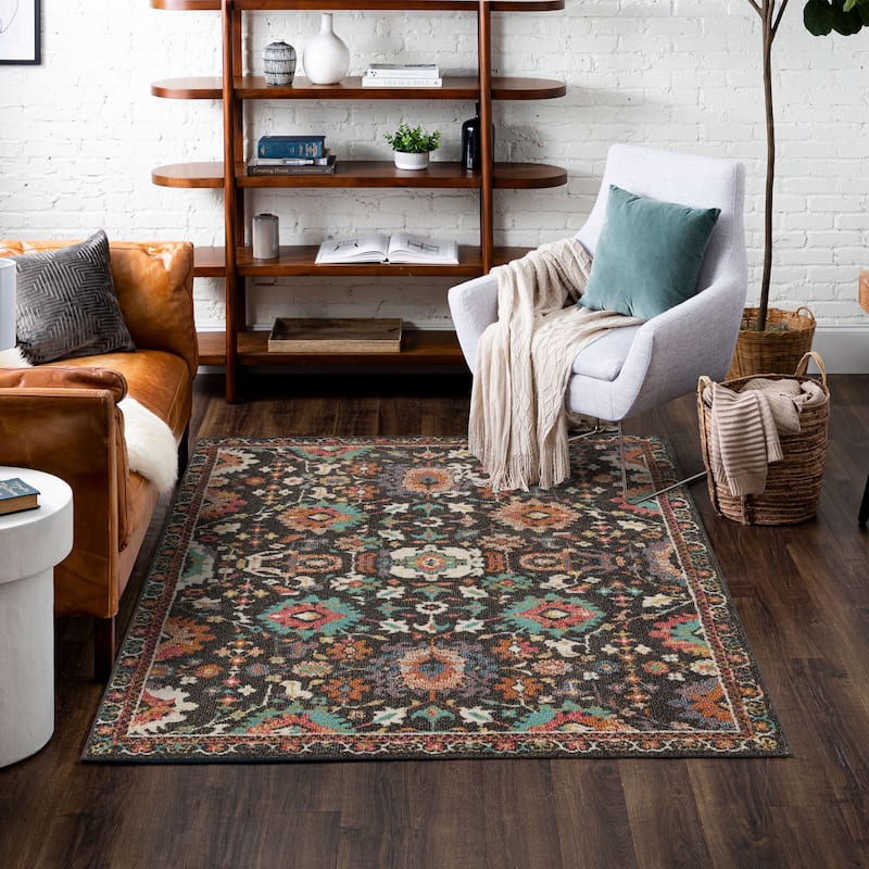 Mohawk Home Norwood Floral Ornamental Area Rug