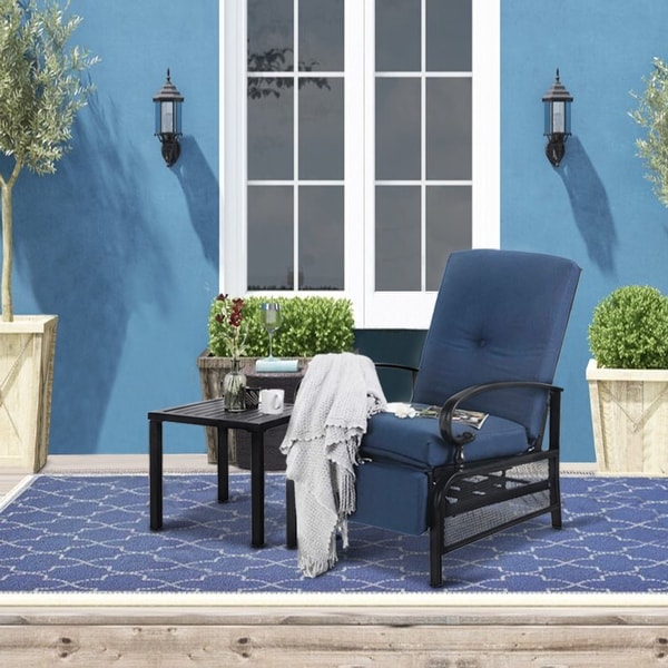 Bistro set reclining 2025 chairs