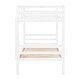 preview thumbnail 20 of 41, Twin over Twin Wooden Bunk Bed,High Guardrail,Ladder,Kids Teens,Dorm