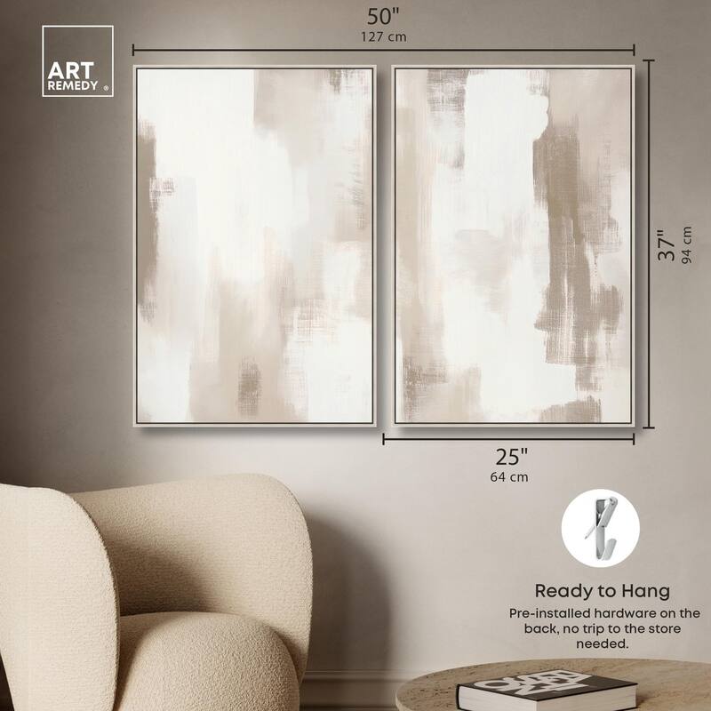 Winter Mist II Canvas Set of 2 by Art Remedy