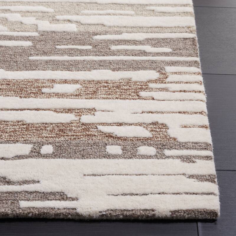SAFAVIEH Handmade Fifth Avenue Loziena Modern Abstract Wool Rug