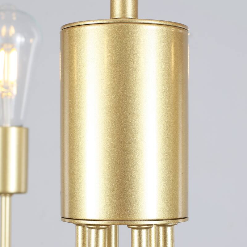 6-Light 30.15"W Kitchen Island Modern Chandeliers for Living Room