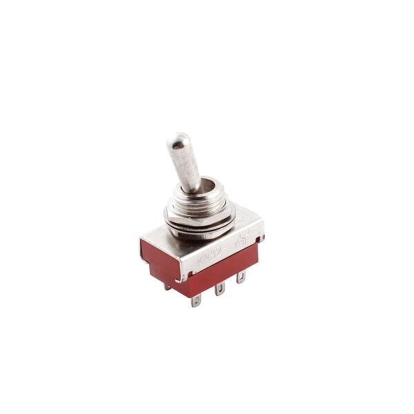 Shop Ac250v 5a 12mm Dpdt 6 Pin 2 Position Latching Toggle