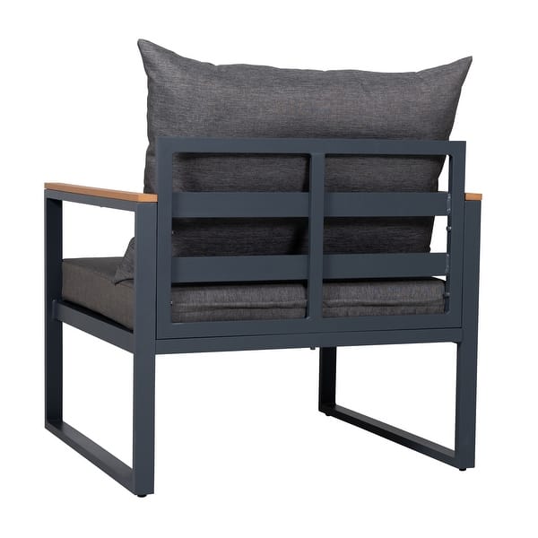 Shop Nuu Garden Outdoor 4 Piece Deep Seating Patio Furniture Sofa Set Overstock 32110060
