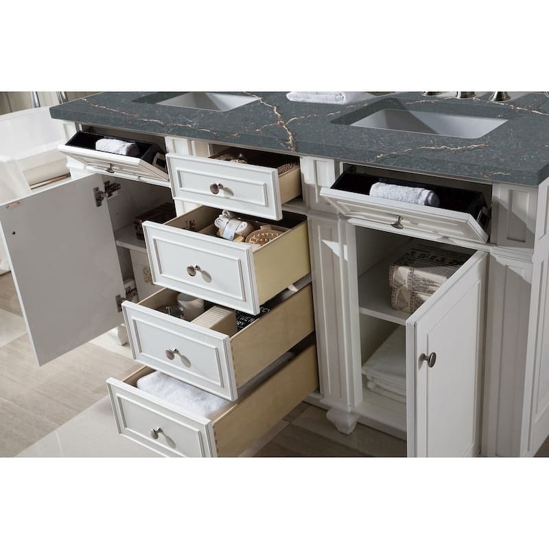 James Martin Vanities 157-V60D-FPBL Bristol 60" Free Standing Double