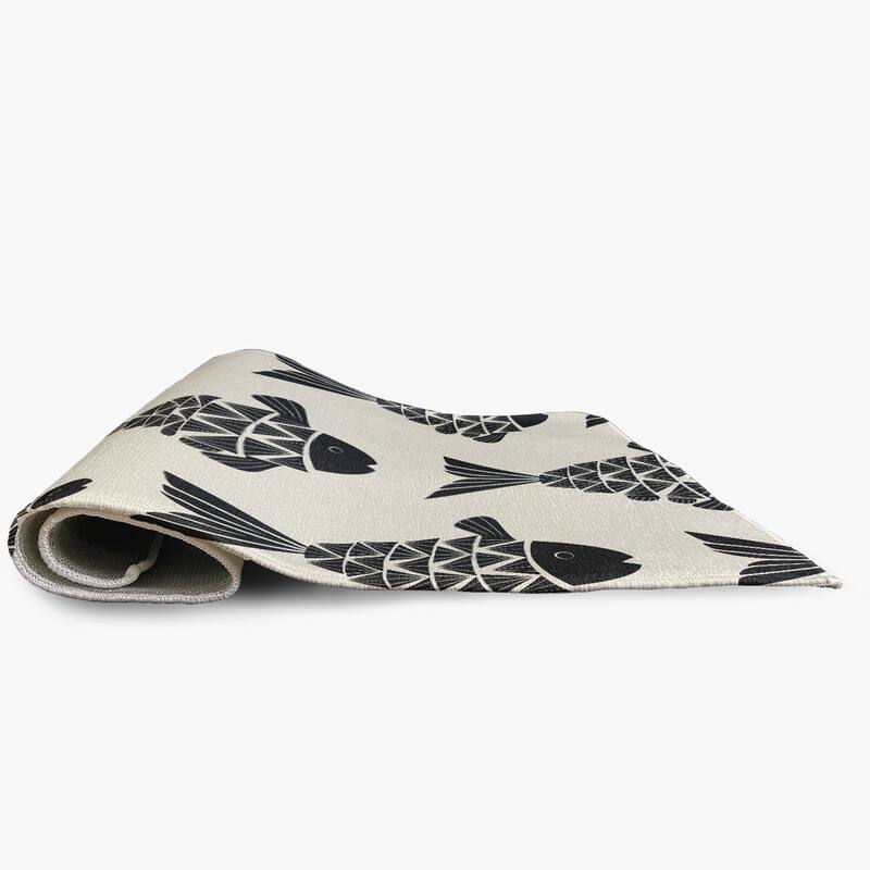 Fish Tales Nautical Indoor/Outdoor Rug