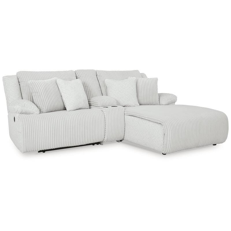 Signature Design by Ashley Top Tier 3-Piece Reclining Sectional with Chaise - 105"W x 74"D x 41"H