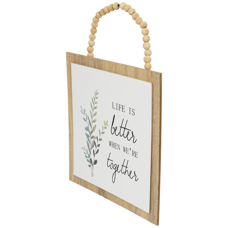 Life is Better Together Wall Decoration - 11.75"