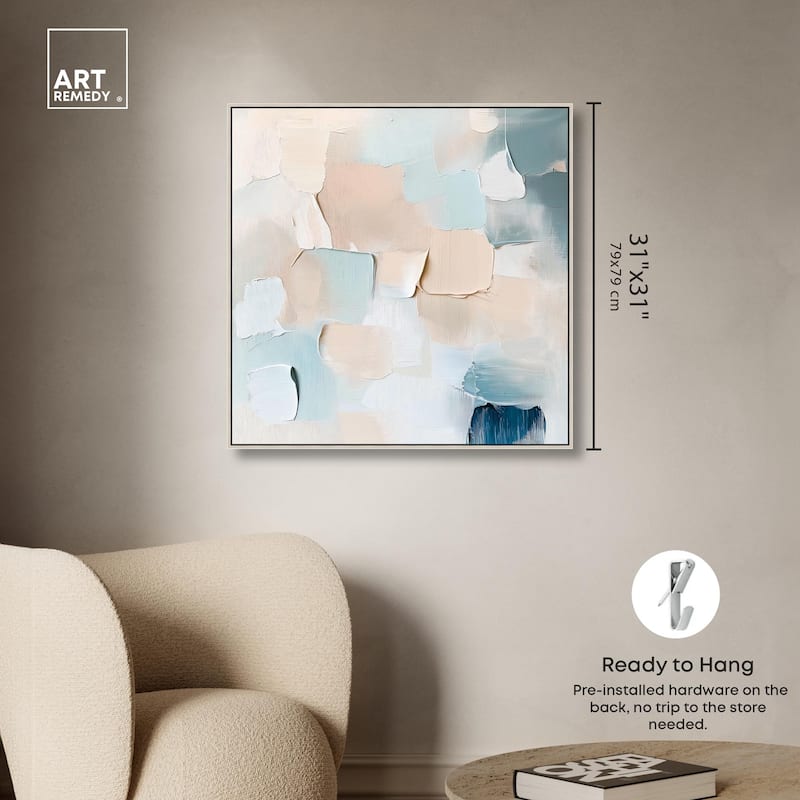 Celadon Haze I Canvas by Art Remedy