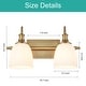 preview thumbnail 3 of 4, Vintage vanity lights gold sconce lights alloy steel, glass wall lights