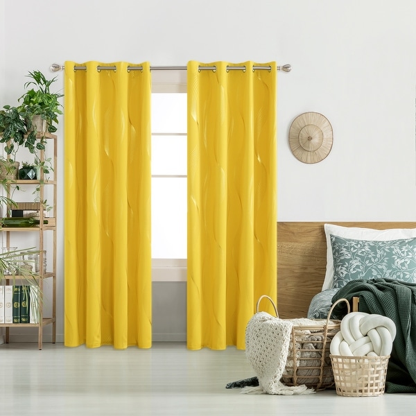 Buy Yellow, Blackout Curtains & Drapes Online at Overstock | Our Best  Window Treatments Deals