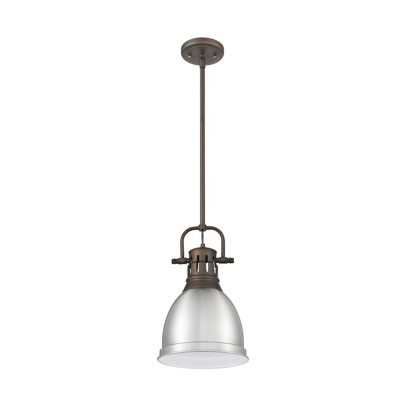 Golden Lighting 3604-S RBZ Duncan 9" Wide Mini Pendant