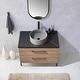preview thumbnail 80 of 79, Trento Bath Vanity with Sintered Stone Top with Concrete Sink (R)