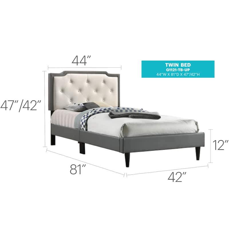 White Full Bed with Sleek Transitional Frame, Crisp Finish and Durable Construction for Comfortable Bedroom Décor