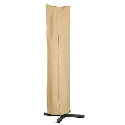 Classic Accessories Terrazzo Water-Resistant 13 Foot Offset Umbrella and Frame Cover