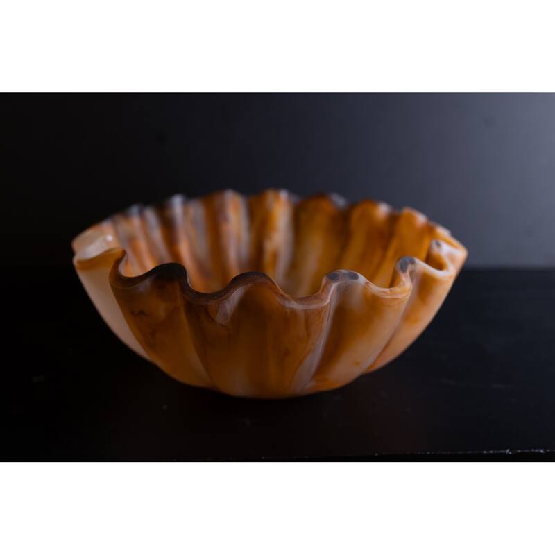 Tortoiseshell Salad Bowl Dia 11.80" - Tortoiseshell