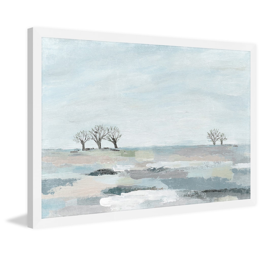 Winter at the Plains Framed Print