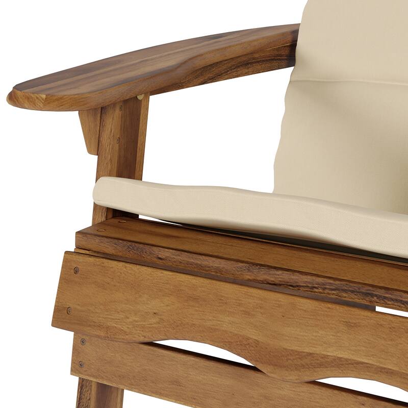 Malibu Outdoor Wood Folding Adirondack Chairs (Set of 4) by Christopher Knight Home