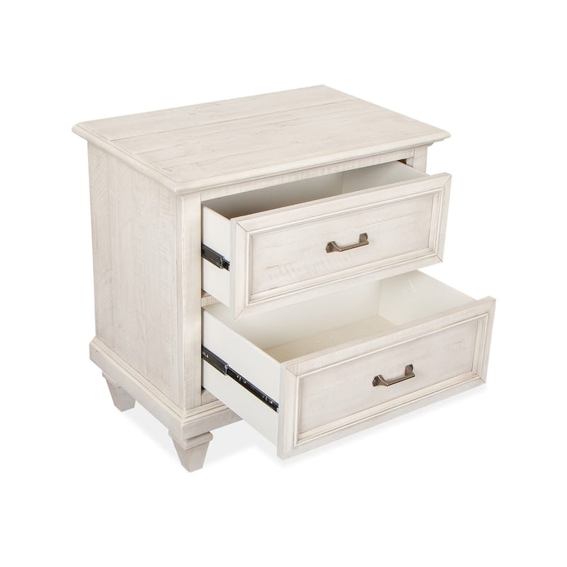 Magnussen Home Newport Alabaster Drawer Nightstand