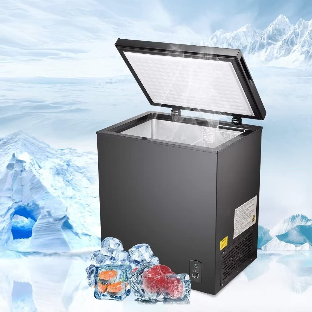 Chest Freezer Compact - 5.0 Cu.ft Small Deep Freezer Spare