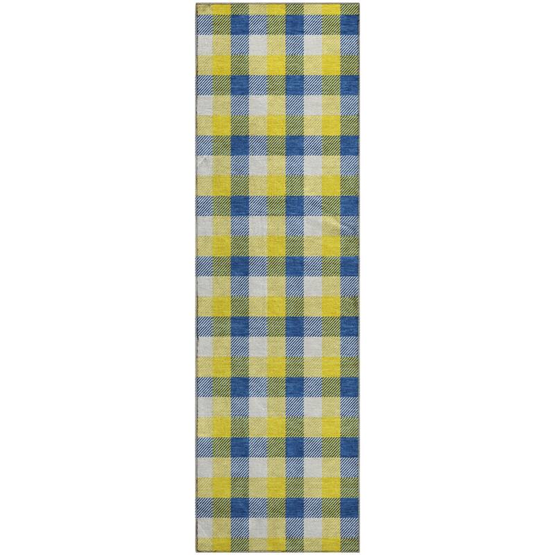 Premium Washable Super Soft Plaid Mayfield Rug