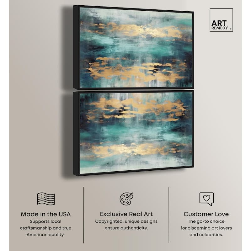 Summer Wine table Canvas by Art Remedy