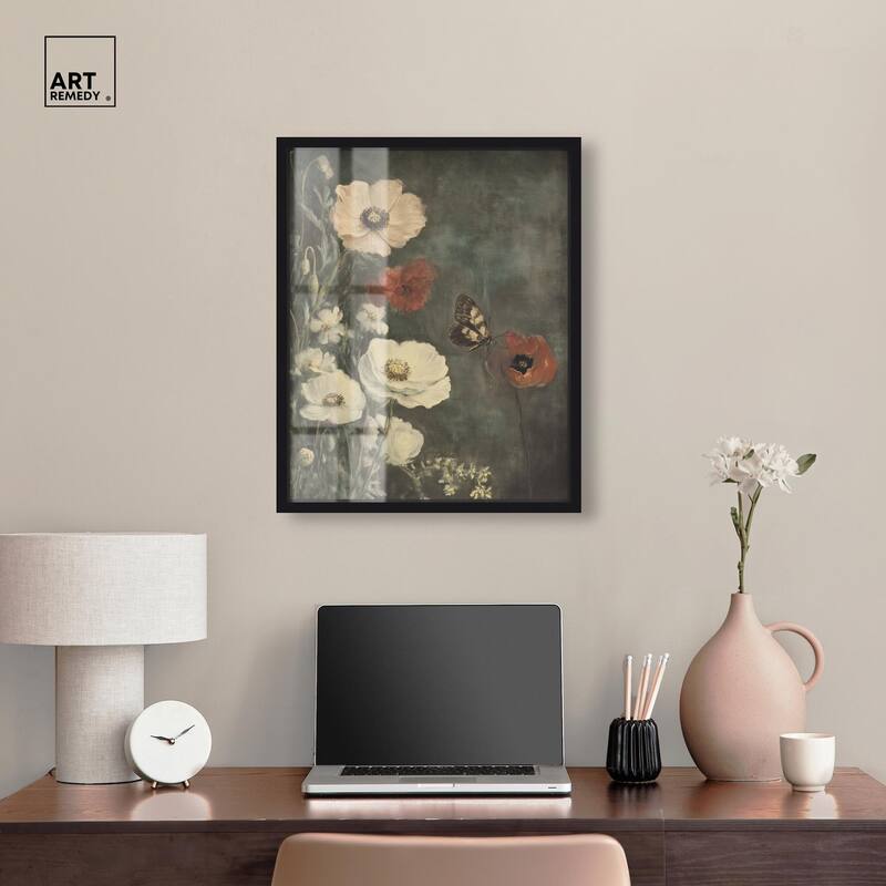Vintage Botanicals I Shadowbox by Art Remedy