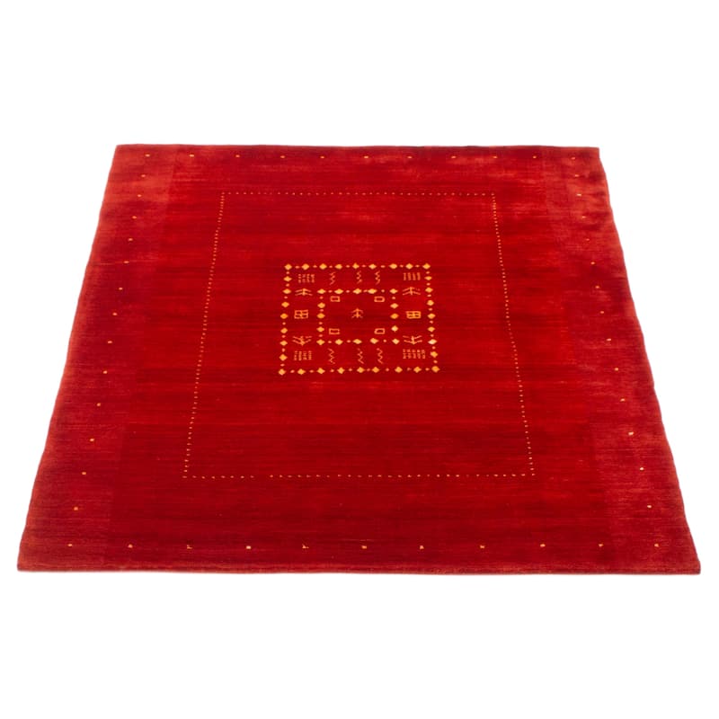 Kashkuli Gabbeh Red Rug 4'8" x 6'6" - 4'8 x 6'6