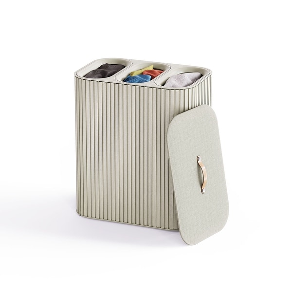 Joseph Joseph Tota Trio Luxe 90-liter Bamboo Laundry Separation