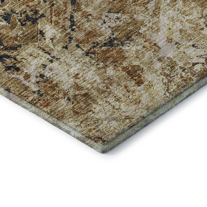 Premium Washable Super Soft Trellis Distressed Mayfield Rug
