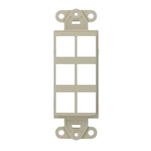 6 Hole Blank Decora Plate Light Almond. Opens flyout.