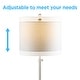 preview thumbnail 22 of 27, June 65" Adjustable Metal/Marble LED Floor Lamp by JONATHAN Y - 57-65" H x 15" W x 15" D