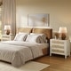 preview thumbnail 37 of 37, Set of 2 Farmhouse Style Nightstands with 3 Drawers