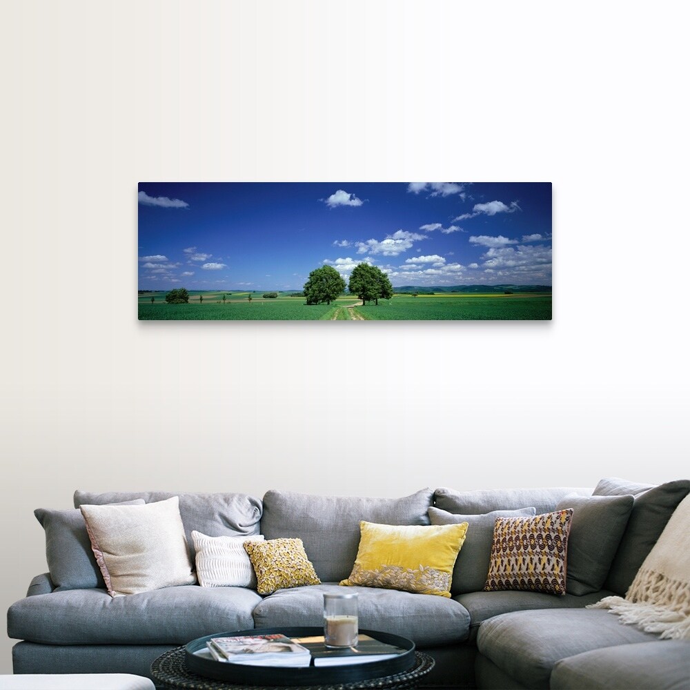 Shop Rural Scene With Country Lane Near Cochem Germany Canvas Wall Art Free Shipping Today Overstock 16872157