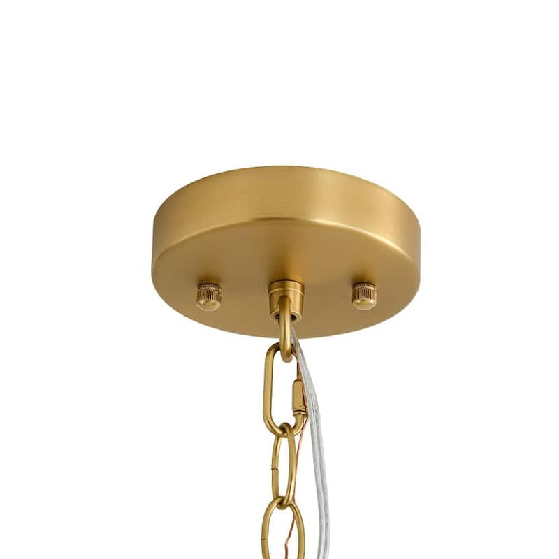 Modern Farmhouse 9-Light Candle Style Tiered Entryway Chandelier - 32.3 in