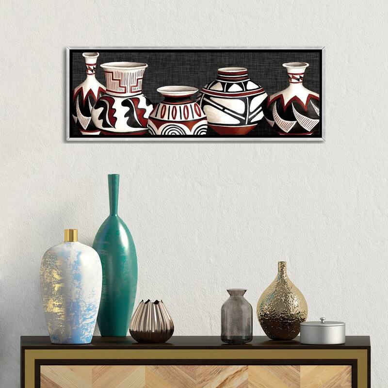 iCanvas "Mexican Pottery" by Studio W Framed